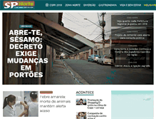 Tablet Screenshot of jornalspnorte.com.br